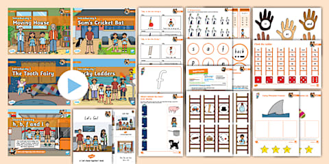 Twinkl Phonics 'ff' 'll' 'ss' and 's' saying /z/ - Level 2 Week 6 Pack