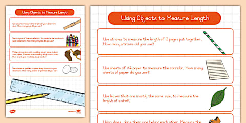 Length For Grade R Grade R - Maths - Term 3 - Measurement - Length - Worksheet:Using our ...