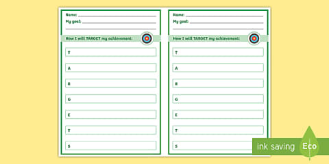 Target Setting Proforma Goal Setting Interviews Pre-Interview Teacher Editable Proforma