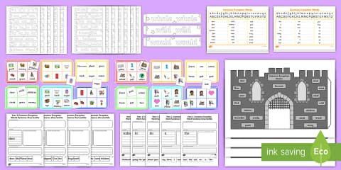 Year 2 Common Exception Word Mat