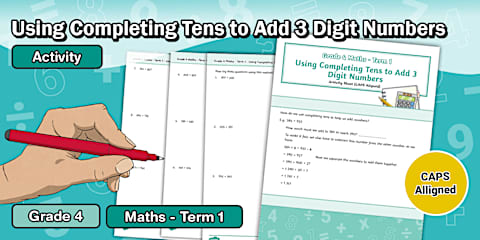 Grade 4 - Maths - Term 1 - Practising Addition and Subtraction of 3 ...