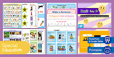 FREE Special Education Teaching Resources Taster Pack