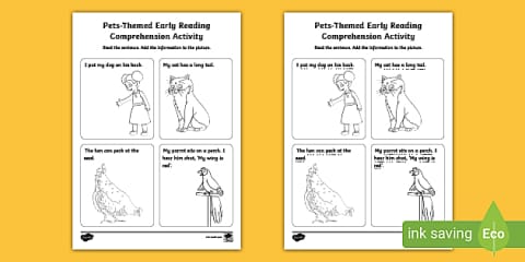 Weather Phase 3 Early Reading Comprehension Activity