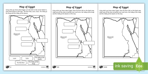 Ancient Egypt Map Lesson Pack