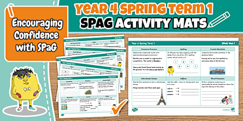 Year 4 Summer Term 1 SPaG Activity Mats