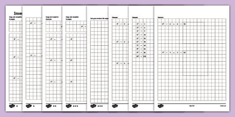 Square Numbers Board Game (High Achievers)