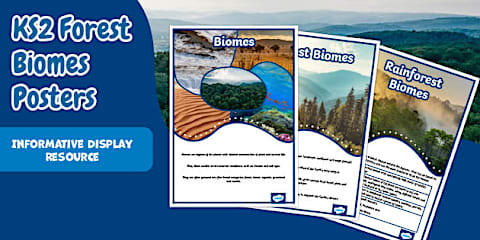 Biomes KS2 Display Poster