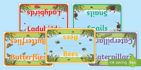 Editable Group Table Signs (Toys)