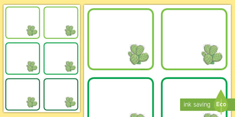 Succulents-Themed Editable Drawer Labels