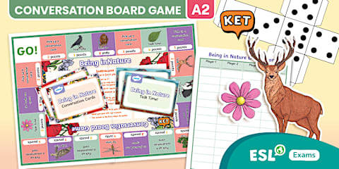 A2 Key (KET) - Vocabulary Board Game (Jobs)