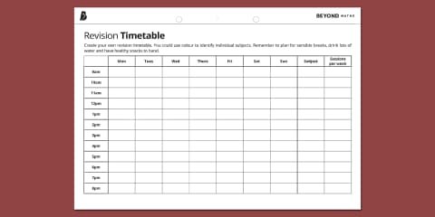 Revision Clock Worksheet