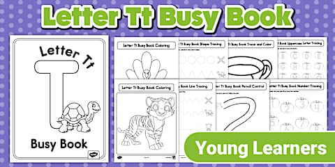 Letter Ee Busy Book