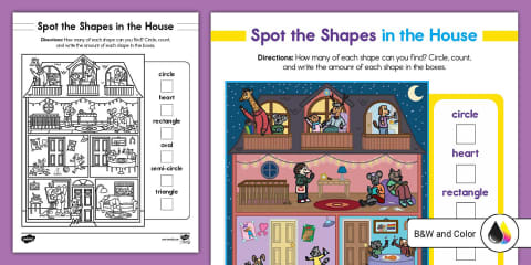 Shape House Lesson Shape House Activity