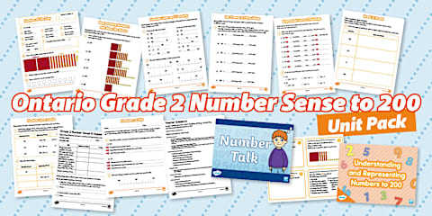 Grade 2 Number Sense Unit Test (B1.1)