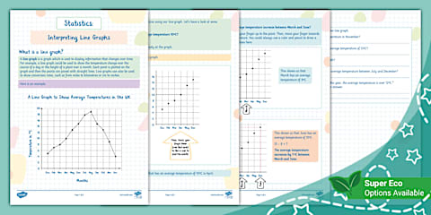 Statistics: Drawing a Line Graph (Ages 8 - 9)