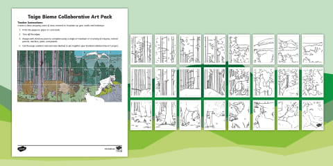 World Biomes Map Collaborative Art Pack