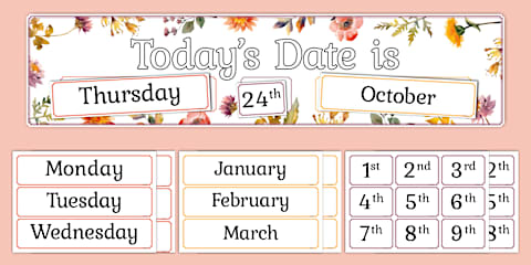 Today's Date Display Pack