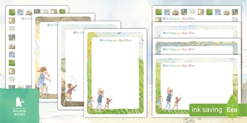 We're Going on a Bear Hunt Word Mat