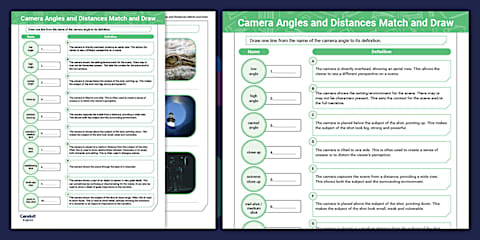 Label Parts of a Camera Worksheet