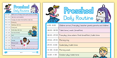 Preschool: Lesson Plan