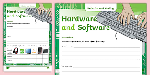 Hardware or Software Sorting Activity (Ages 5 - 7)