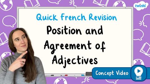 Present Tense Regular -ER Verbs | KS2 French Concept Video