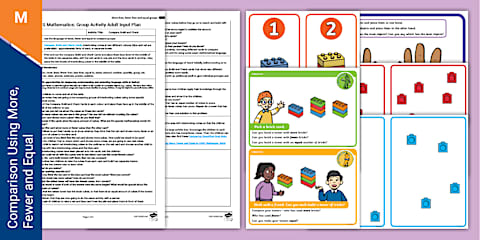 EYFS Maths: Grab and Compare the Bears Group Activity Adult Input Plan ...