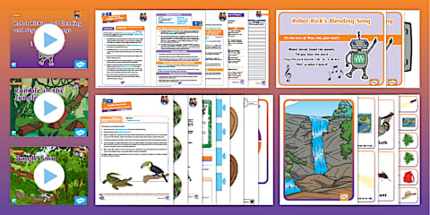 Twinkl Phonics Level 1-2 Week 2 Day 1 Pack