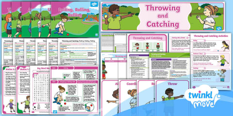 Twinkl Move PE - Year 3 Striking and Fielding: Fundamentals Unit Pack