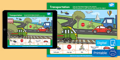 Transport Activity Grade R Grade R Transportation Matching Activity