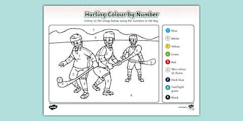 G.A.A. Hurling Final Dream Team Worksheet