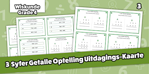 Graad 4 - Wiskunde - Kwartaal 1 - Getalpatrone en Ondersoeke - Feite ...