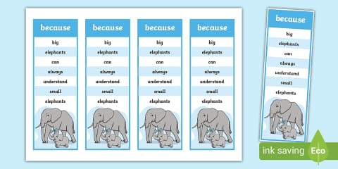 How to Spell 'Because' Poster