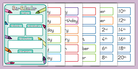 Crayon-Themed Classroom Display Pack