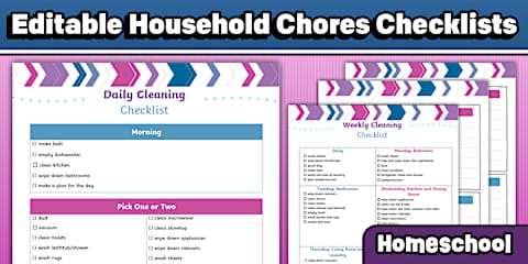 Editable Homeschool Binder