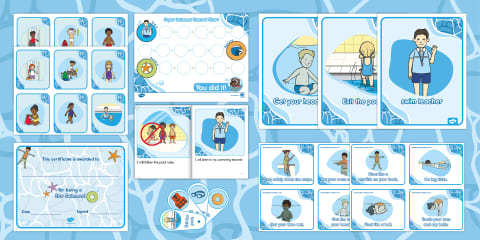 Visual Swimming Routine Swimming Visual Routine Cards