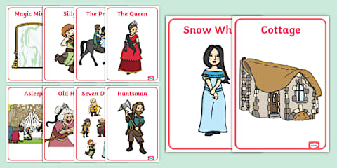 Snow White Fairy Tale Word Search for K-2nd Grade