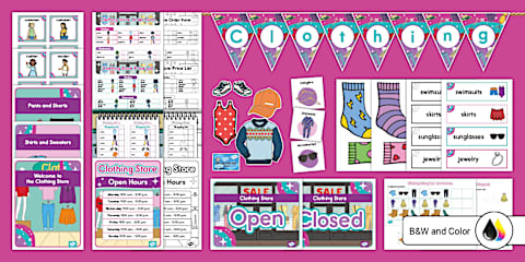 Toy Store Dramatic Play Pack