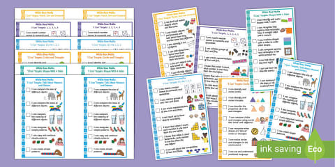 EYFS Reception Maths Summer 'I Can' Targets (Supporting White Rose Maths)