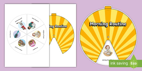 Morning Routine Word Search