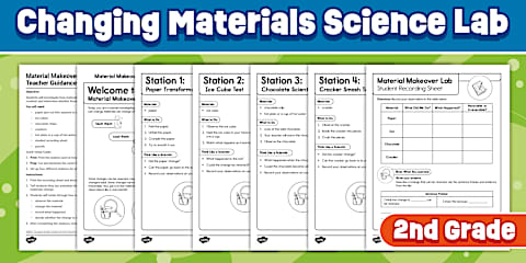Second Grade Classifying Objects: What Materials Are They Made Of ...