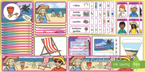 The Beach Shop Aistear Resource Display Pack