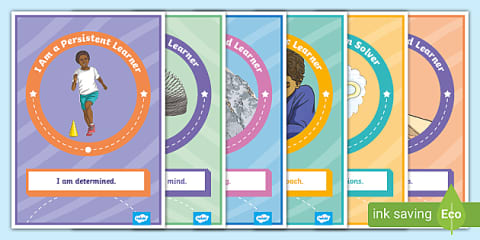 Learning Dispositions Wheel Display Poster