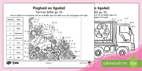 Clyde an Cù Cur-ris Suas gu 10 – Cur-dath a rèir Àireimh