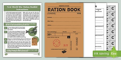 Scotland in the Second World War Identity Card Writing Template