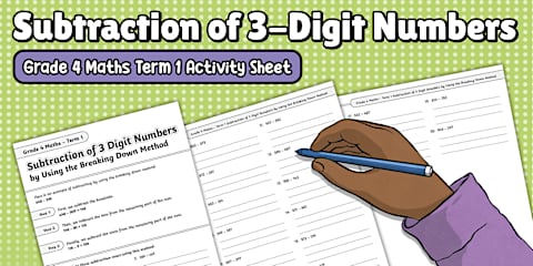 Grade 4 - Maths - Term 1 - Practising Addition and Subtraction of 3 ...