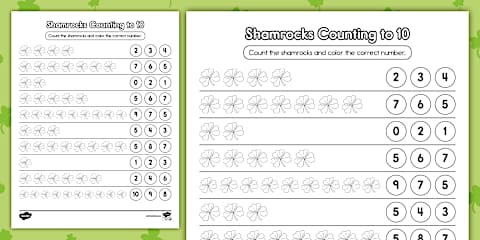 Shamrock Color By Code Math Sheet Kindergarten Color Words Color the Shamrock Worksheet