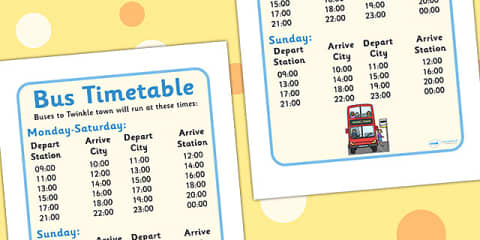 On the Bus Role Play Tickets