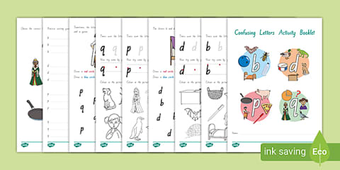 Confusing Letters Colouring Sheet.pdf Confusing Letters Colouring Worksheet b and d