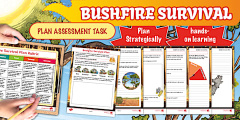 Surviving a Bushfire Worksheet